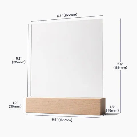 Acrylic Square Plaques Simple and Elegant FLEX AM