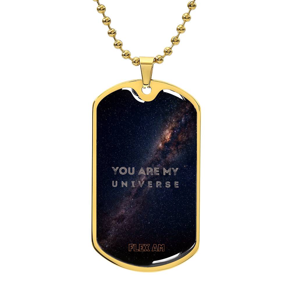 Military Chain Dog Tag .