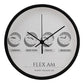 The Wood Frame 10" Clock .