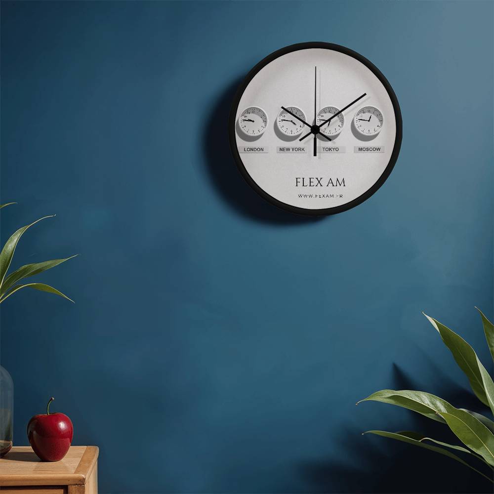 The Wood Frame 10" Clock .